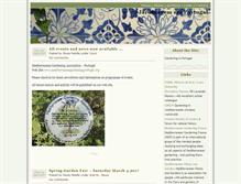 Tablet Screenshot of gardeninginportugal.com
